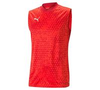 PUMA Teamcup Maillot d'entraînement SL Tee Homme, Rouge, M