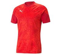 PUMA Teamcup Maillot d'entraînement Tee Homme, Rouge, XL