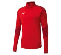 Puma Teamfinal 21 Training 1/4 Zip Top Pull Homme Puma Red/Chili Pepper FR : 3XL (Taille Fabricant : 3XL)