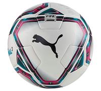 Puma teamFINAL 213 FIFA Quality Ball Size 4 Ballon De Foot Mixte Adulte, White-Rose Red-Ocean Depths Black-Omphalodes