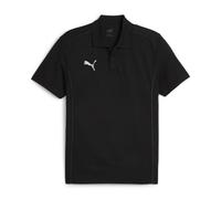 PUMA Teamfinal Casuals Polo Jr Noir Argent, 116 Mixte
