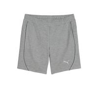 PUMA teamFINAL Casuals Shorts WMN, Short en Maille Adultes Unisexes, Medium Gray Heather-PUMA Silver, 658541