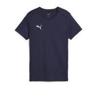 PUMA Teamfinal Casuals Tee Jr Mixte, Bleu Marine Argent, 152