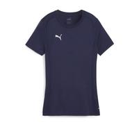 PUMA teamFINAL Casuals Tee WMN, Tee Adultes Unisexes, PUMA Navy-PUMA Silver,