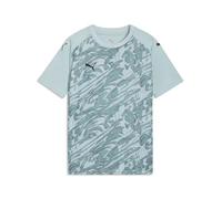 PUMA teamFINAL Maillot Graphique Jr, 116, Menthe Moderne, Noir-Adriatic