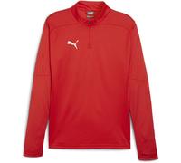 Puma Teamfinal Training Quarter Zip Top Fleece Mens Puma Rouge 2XL Male