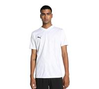 PUMA Teamglory Maillot de Football, Blanc-Noir, Mixte