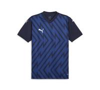 PUMA Teamglory Maillot de Football, Navy Blanc, 3XL Mixte