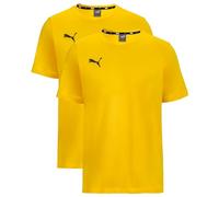PUMA TeamGOAL 23 Casuals Tee Jr T-shirt pour garçon, Jaune - Lot de 2, 152
