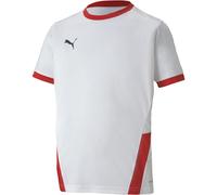 Puma Teamgoal 23 Short-Sleeve Performance Gym Top Blanc/Rouge 5-6 (XS) Male