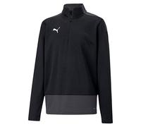 Puma Teamgoal 23 Training 1/4 Zip Top Jr Pull Garçon Puma Black/Asphalt FR : Taille Unique (Taille Fabricant : 152)