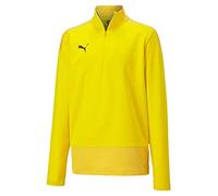 Puma teamGOAL 23 Training 1/4 Zip Top Jr Pull Mixte Enfant, Cyber Yellow-Spectra Yellow, 176