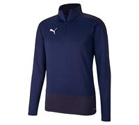 PUMA teamGOAL 23 Training 1/4 Zip Top Pull Homme Peacoat/Puma New Navy FR : 2XL (Taille Fabricant : XXL)