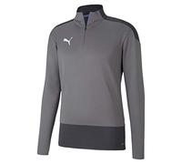 Puma teamGOAL 23 Training 1/4 Zip Top Pull Homme Steel Gray/Asphalt FR : S (Taille Fabricant : S)