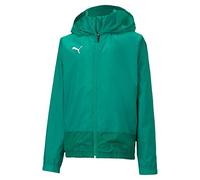 Puma teamGOAL 23 Training Rain Jacket Jr Veste Imperméable Mixte Enfant, Pepper Green-Power Green, FR : Taille Unique (Taille Fabricant : 164)
