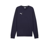 PUMA teamGOAL Casuals Crew Neck Sweat, Pull tricoté pour des Hommes, PUMA Navy-PUMA White,