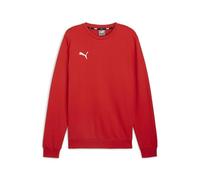 Puma teamGOAL Casuals Crew Neck Sweat, Pull tricoté pour des Hommes, Puma Red-Puma White,