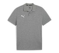 PUMA Teamgoal Casuals Polo Mixte, Gris Moyen chiné/Blanc, 3XL