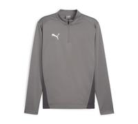 Sweat-shirt à zip 1/4 de Training PUMA teamGOAL gris F13 L