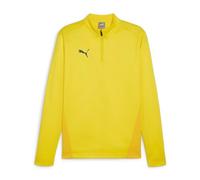Sweat-shirt à zip 1/4 de Training PUMA teamGOAL jaune F07 S