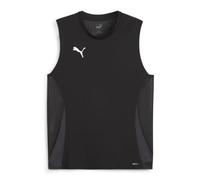 PUMA Maillot sans Manches Teamgoal Football Mixte, Noir Blanc-Gris foncé Plat, XXL