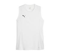 PUMA Teamgoal Maillot sans Manches pour Femme Tee Mixte, Blanc Noir-Plume Gris, L