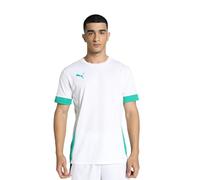 PUMA teamGOAL Matchday Jersey, Maillot de Foot Adultes Unisexes, PUMA White-Sport Green,