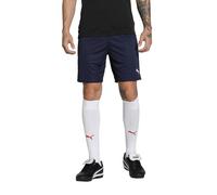 PUMA teamGOAL Shorts, Short en Maille Adultes Unisexes, PUMA Navy-PUMA White, 705752