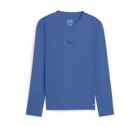 PUMA Teamgoal Maillot de Corps Ls Jr. T-Shirt Performance Mixte, Electric Blue Lemonade Team Royal, 128