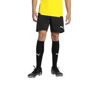 PUMA teamGOAL Training Short, Short en Maille Adultes Unisexes, PUMA Black-PUMA White-Flat Dark Gray, 658643