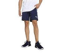 PUMA teamGOAL Training Short, Short en Maille Adultes Unisexes, PUMA Navy-PUMA White-Persian Blue, 658643