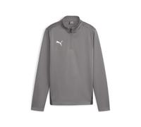 PUMA Teamgoal Training Top Jr Fermeture Éclair 1/4 Haut ajusté Mixte, Fonte Blanc-Gris ombré, 116