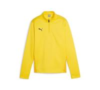 PUMA Teamgoal Training Top Jr Fermeture Éclair 1/4 Haut ajusté Mixte, Jaune Plus Rapide-Noir-Jaune Sport, 152