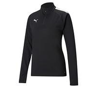 PUMA teamLIGA 1/4 Zip Top Tricot, Black, Homme