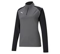 PUMA teamLIGA 1/4 Zip Top Tricot, Perle Fumée, Polyuréthane, XS Homme