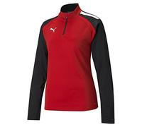 PUMA teamLIGA 1/4 Zip Top Tricot, Rouge Red B, M Homme