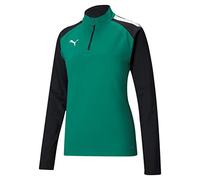 PUMA teamLIGA 1/4 Zip Top Tricot, Vert, L Homme