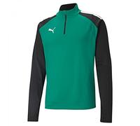 Puma TeamLIGA 14 Zip Top Sweater Mens, Pepper Green Black, XL