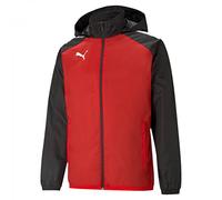 PUMA Teamliga All Weather Veste Mixte bébé, Rouge, 128