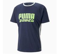 Puma Teamliga Logo Short Sleeve T-shirt Bleu M Homme
