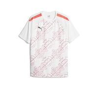 PUMA Teamliga Maillot Graphique Football Homme, Orchidée feu Blanc, XXL