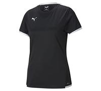 PUMA Teamliga Jersey Chemise, Noir/Blanc, M Femme