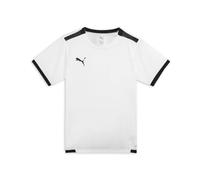 PUMA teamLIGA Jersey Jr, Mixte enfant, Puma Blanc- Puma Noir, 164