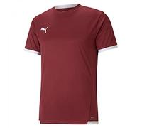 PUMA Teamliga Jersey Shirt Homme, Cordovan-puma Blanc, XL