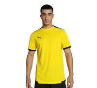 PUMA Teamliga Jersey Shirt Homme, Jaune Cyber -Puma Noir, 3XL