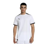 PUMA Teamliga Jersey Shirt Homme, Puma Blanc- Puma Noir, L