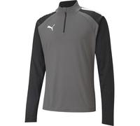Puma TeamLIGA 14 Zip Top Sweater Mens, Smoked Pearl White, L