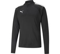 PUMA Homme Teamliga Haut Zippé 1/4 Pull, Puma Black-puma White, L EU