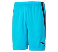 PUMA Teamliga Shorts Combinaison modèle Court Mixte, Bleu (Blue Atoll Blac), L