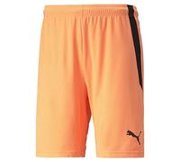 Puma Teamliga Shorts Homme, Néon Citrus Noir, XL
